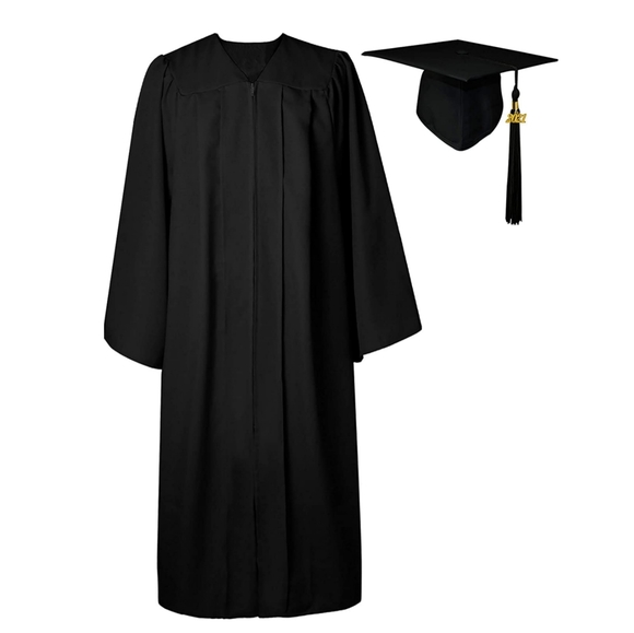 Jostens Graduation cap gown 5'10"- 6' college - Picture 1 of 5